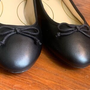 Sam Edelman Circus Charlotte Ballet Flat Nappa Leather, Black, 7&1/2 M Brand New